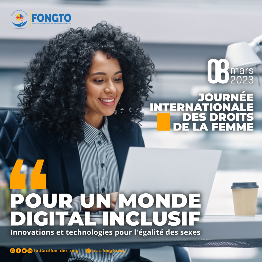 Journée Internationale des Droits de la Femme : Un monde digital inclusif pour l'égalité des sexes